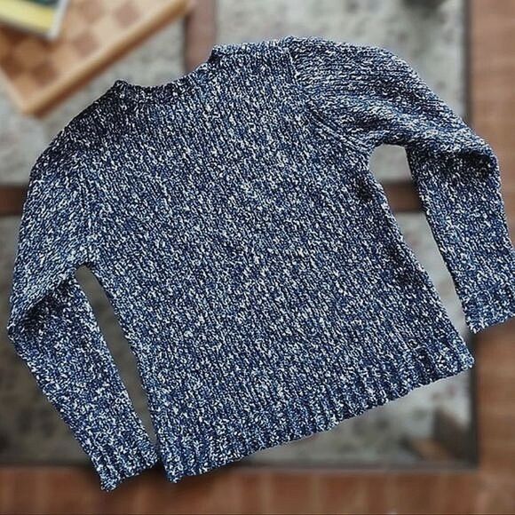 Nonnative marled blue Voyager crew neck pullover sweater size JP1 / US XS - Picture 2 of 9